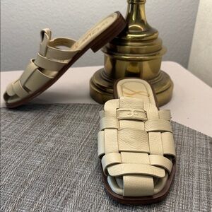 Sam Edelman Dina Woven Leather Mule Sandals